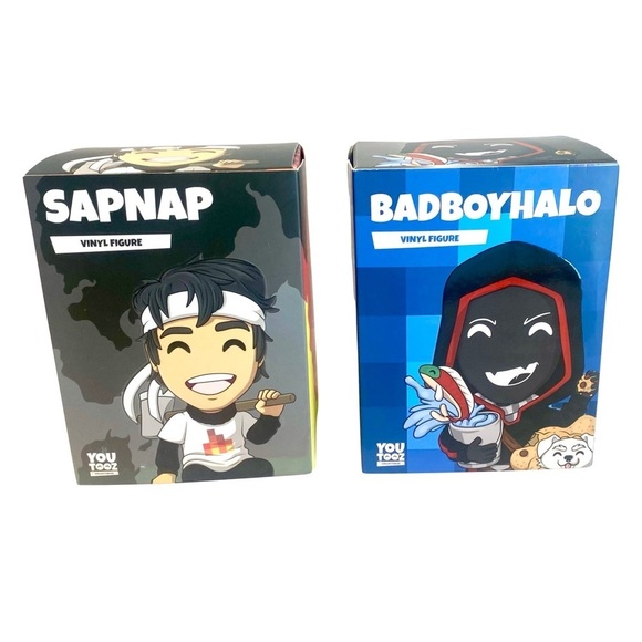 Youtooz Sapnap and Bad Boy Halo Vinyl‎ Collectible Figurines - Picture 1 of 7
